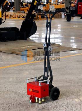 合金钢头抗磨耐用沥青水泥面拉毛机多功能手推式多头凿毛机