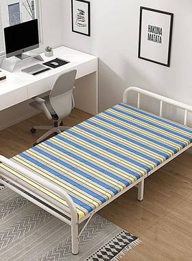 单人折叠床家用免安装午休床办公室宿舍陪护床值班室简易硬板床