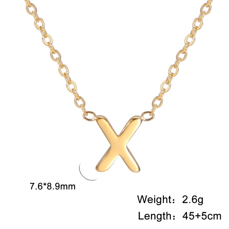 推荐Cazador Minimalist Initial A-Z Letter Necklace for Women-图2