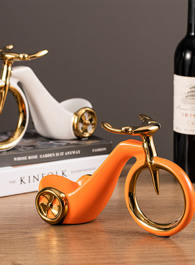 北欧创意葡萄红酒架酒柜装饰品轻奢高档家居摆件乔迁新居搬家礼品