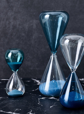 彩色沙漏时间计时器儿童创意礼物个性简约现代书房桌面装饰摆件