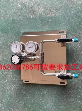 不锈钢316L半自动乙炔氧氮氢气甲烷汇流排减压阀切换面板动气装置