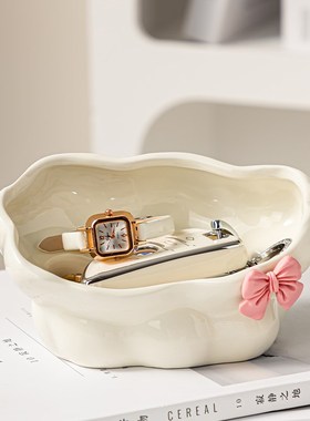 卧室梳妆台桌面化妆桌化妆品首饰盒收纳盒置物盒储物盒高档精致