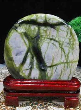 2021收j藏包邮精品玉树石辽宁岫岩玉奇石摆件原石自然石发财