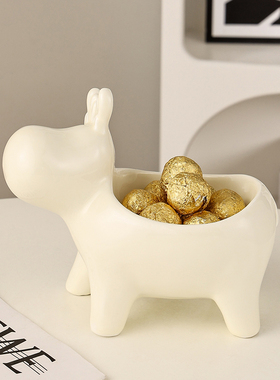 创意牛牛钥匙收纳摆件进门入户玄关家居桌面装饰品乔迁新居礼品