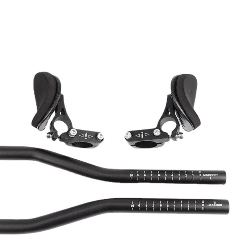 自行车休息把山地车长途弯把直分体休息把TT把铁人风破带工具 - 图3