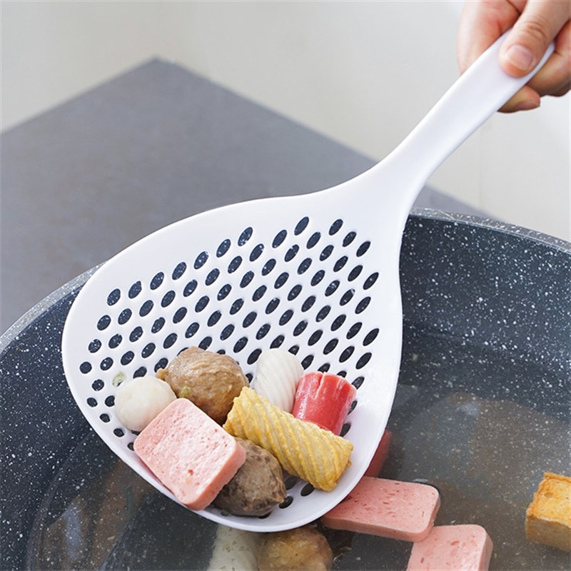 网红Colander,household kitchen oil spill spoon,big spoon, - 图1