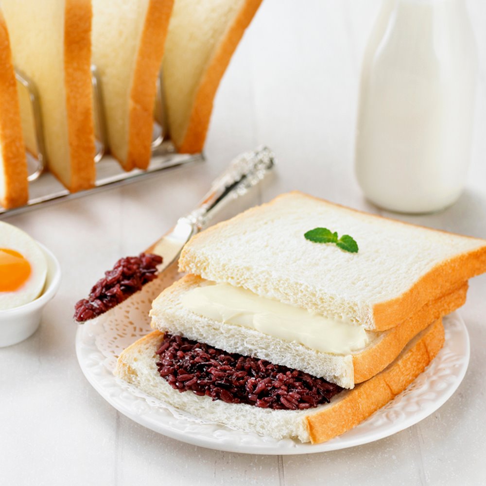 Malidak/玛呖德 紫米面包吐司三明治奶酪双层夹心早餐 - 图3