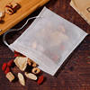 A small bag filled with foot bath condiments