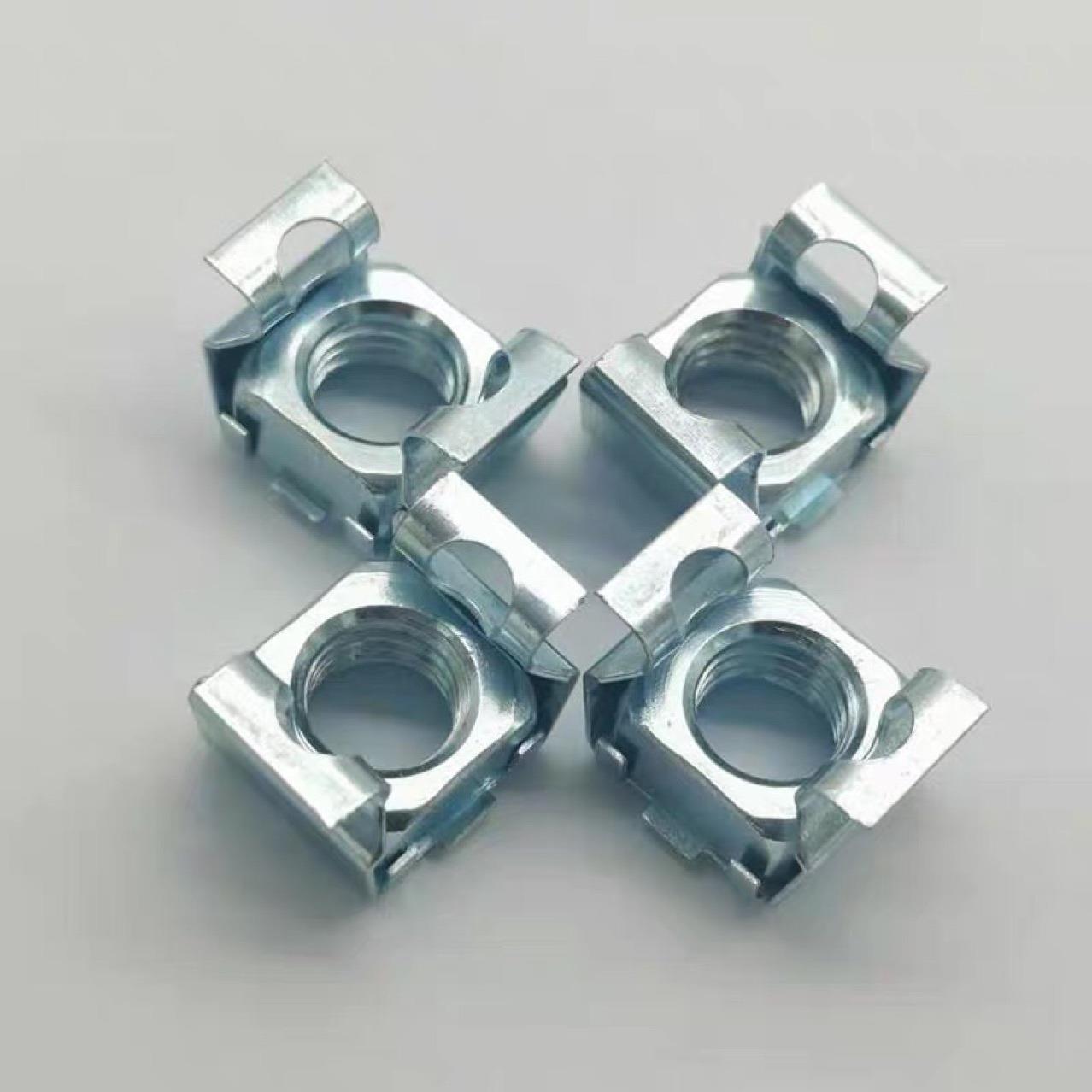 卡式螺母浮动螺母笼式机柜螺母镀锌镀镍M5M6M8M10 - 图0