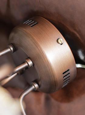 欧式卧室吸顶灯中古现代简约卧室灯全光谱护眼衣帽间客厅灯