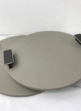 现代轻奢客厅茶几收纳装饰品托盘简约别墅家居样板间摆件餐厅摆件