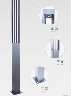 压铸铝led户外草坪灯简约现代庭院装饰灯太阳能家用景观灯