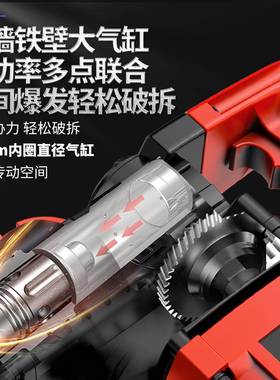 欧约电镐电锤电钻多功能冲击钻混凝土工业级大功率两用电捶搞电锺