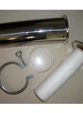 卫生级微孔过滤器微孔过滤器304不锈钢微孔过滤器多芯过滤器