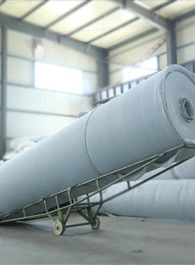 工程用白色透水土工布复合涤纶聚酯长丝纺粘针刺无纺布