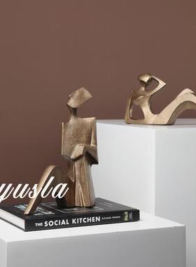 简约式餐柜别MDI墅样板间展厅摆件客法厅电视柜酒柜软玄关厅柜装