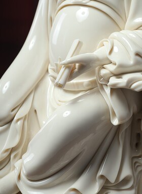 速发戴玉摆陶瓷堂件《仿古瓷经书文像君神昌》文曲星像佛像工艺品