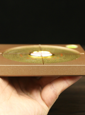 速发铜之心黄盘罗铜盘高精度三寸三元三合综合盘随携身带专业小号