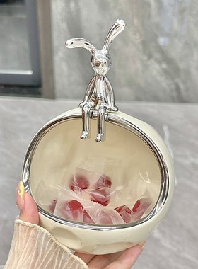 速发奶酪锁关收玄摆件入户进门口鞋柜走廊纳幻玄匙装饰品轻奢摆设