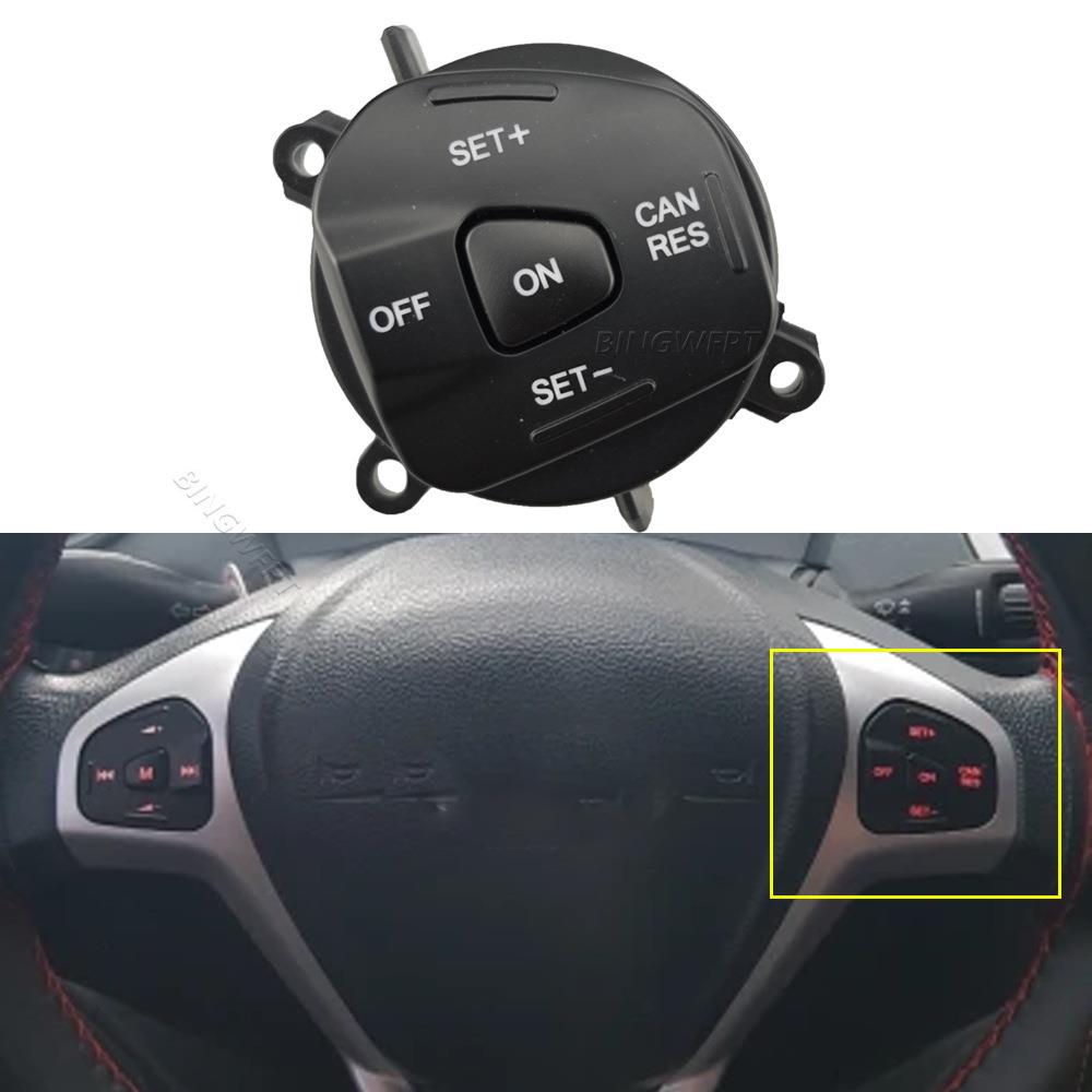 适用福特MK7MK8翼搏福睿斯新嘉年华多功能方向盘按键定速巡航改装 - 图2