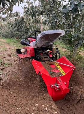 35马力履带旋耕机小型农用播种施肥机山地微耕机