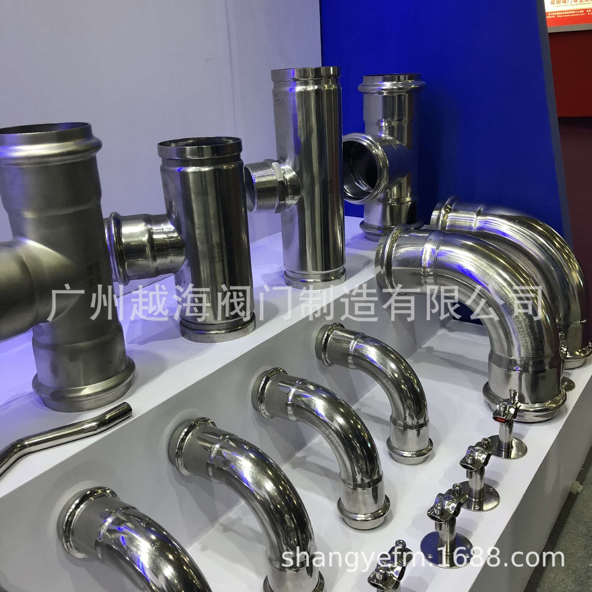 供应304卡压式90度弯头 DN20薄壁双卡压弯头 不锈钢薄壁水管管件 - 图2