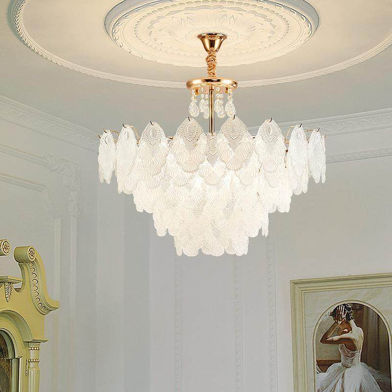 法式护眼奶油风轻奢客厅水晶吊灯新款大气大厅主灯卧室餐厅灯具,淘宝优惠券,粉丝福利购,淘宝优惠卷