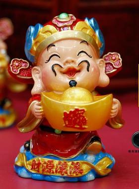 创意可爱五路财神爷家居装饰品办公室桌面小摆件春节新年礼物