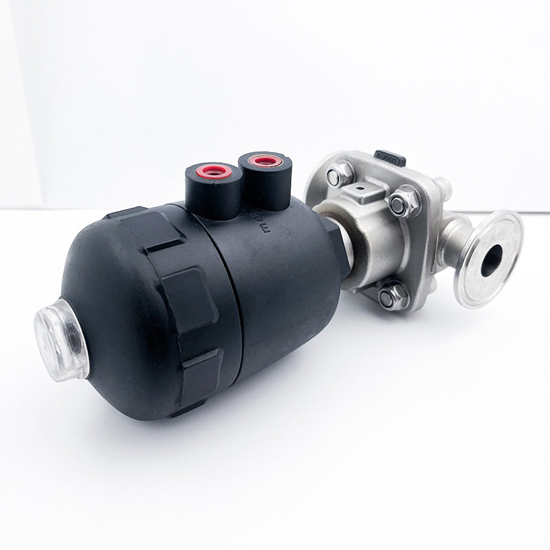 盼特316快装气动隔膜阀不锈钢快开卡箍卡盘双膜优质阀卫生级制药