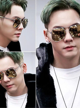 陈伟霆同款墨镜男潮大脸男士司机开车专用防紫外线偏光太阳眼镜女