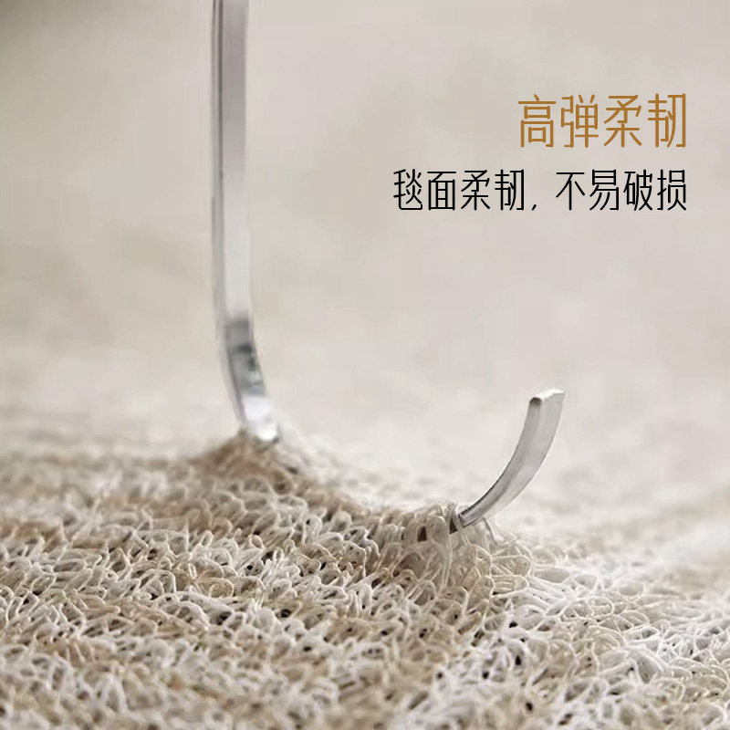 中古风入户地垫半圆型地毯高级感轻奢丝圈防滑耐脏可裁剪家用脚垫,淘宝优惠券,粉丝福利购,淘宝优惠卷