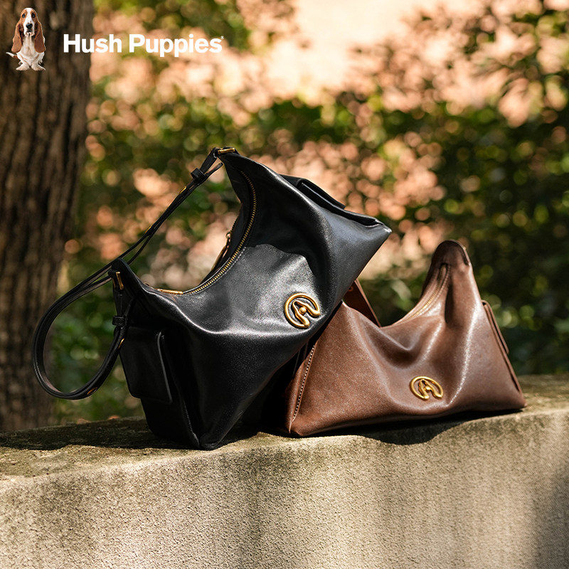 暇步士挂耳hobo包单肩斜挎包女松弛高级感腋下包大容量牛皮通勤包,淘宝优惠券,粉丝福利购,淘宝优惠卷