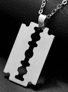 景甜司腾同款忍字吊坠忍字挂件忍字摆件木牌吊坠定制不锈钢个性潮