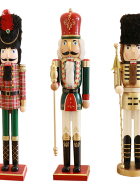 胡桃夹子木偶士兵客厅咖啡厅商场酒吧酒店创意摆件家居装饰品90CM