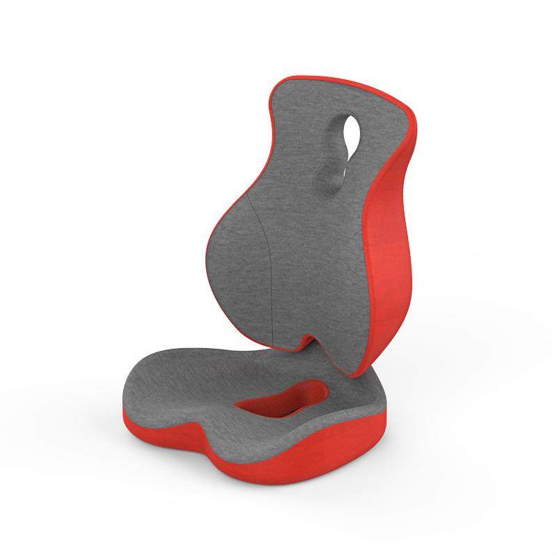 记忆棉坐垫办公室久坐椅子垫腰部支撑靠垫腰枕坐靠一体垫抱枕护腰,淘宝优惠券,粉丝福利购,淘宝优惠卷