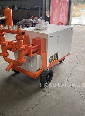 压力可调WDSJ砂浆活塞式注浆机电动11kw地基护坡灌浆泵