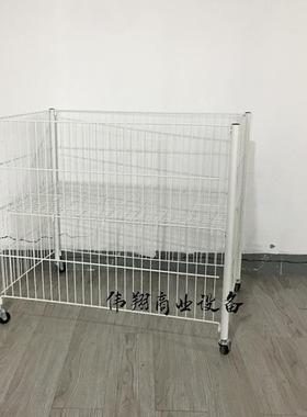 可移动网篮车商场仓储笼商场衣服笼货物推运车大号60*90
