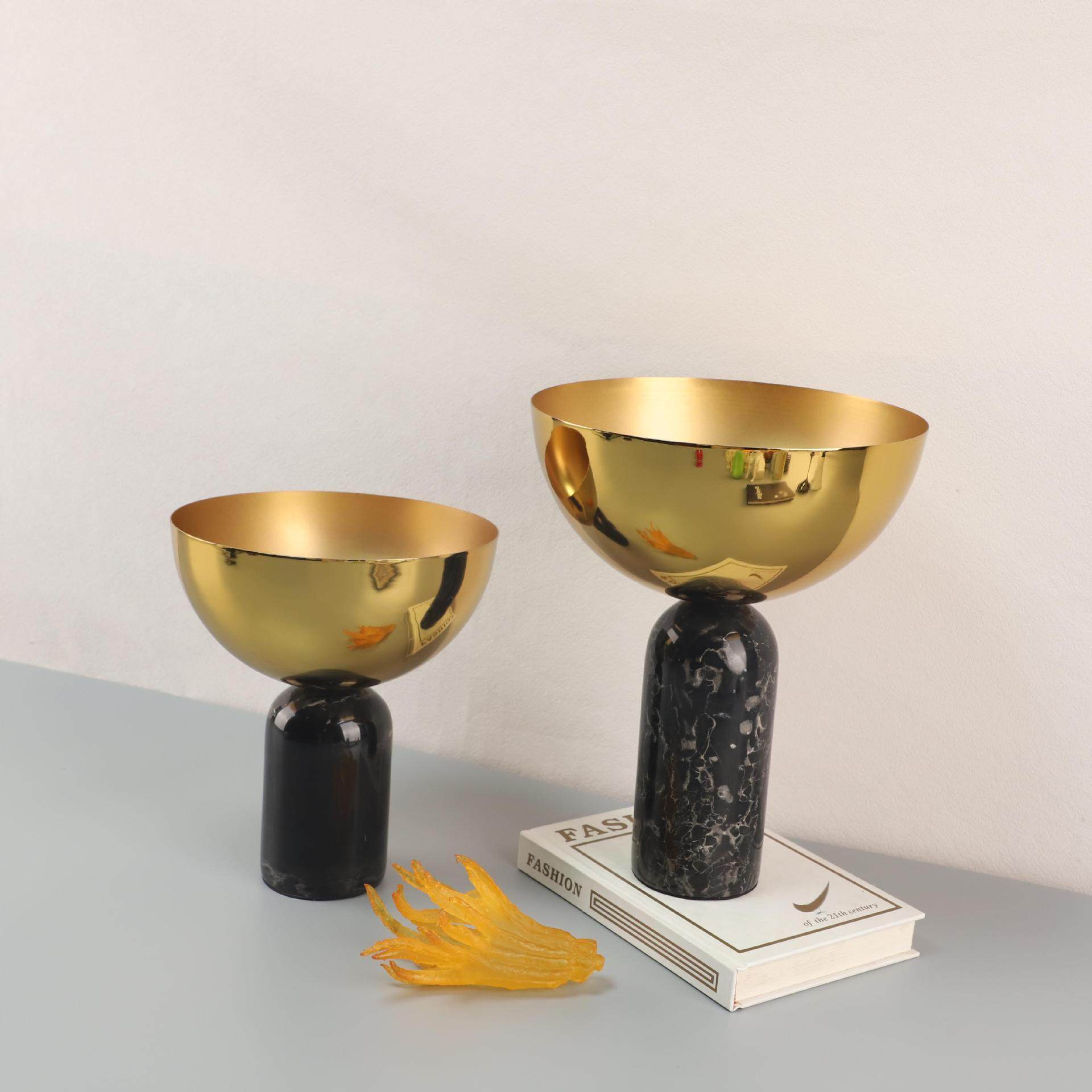 约创意大理石简金属厅果盘托盘客餐厅酒店电视柜样023板装饰房品,淘宝优惠券,粉丝福利购,淘宝优惠卷