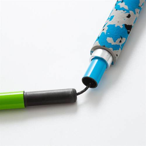 厂家直供超轻高模量碳纤维五节折叠登山越野手杖 - 图0