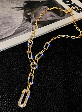 极速Korean Style Metal Chain Around the Neck Design Personal