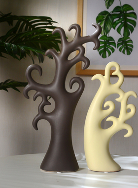 软装家居装饰品摆件简约时尚抽象艺术品摆设电视柜酒柜工艺品摆件