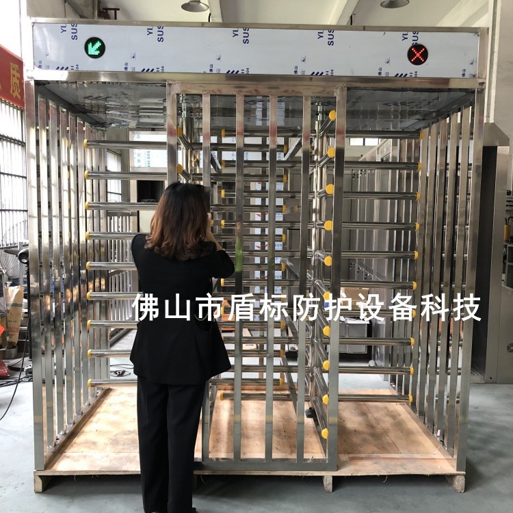 Station unit construction site attendance one-way two-way turnstile intelligent access control fence turnstile one-way door