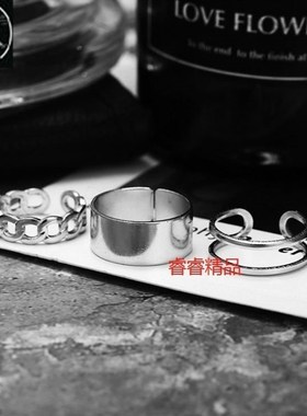 Hip-hop cold style rings personality index finger joint ring