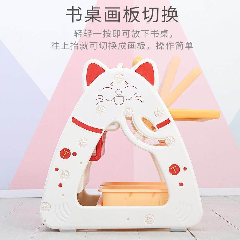 儿童书架绘本玩具置物架简易画板小桌板小黑板家用幼儿速写板涂鸦,淘宝优惠券,粉丝福利购,淘宝优惠卷