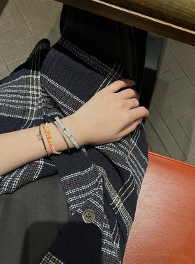 小宜定制 【米珠几何链条】出门BI备细节单品,时髦加分不夸张