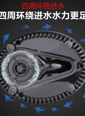 森森鱼缸潜水泵底吸泵水族箱抽水泵过滤器 超静音小型换水泵底吸