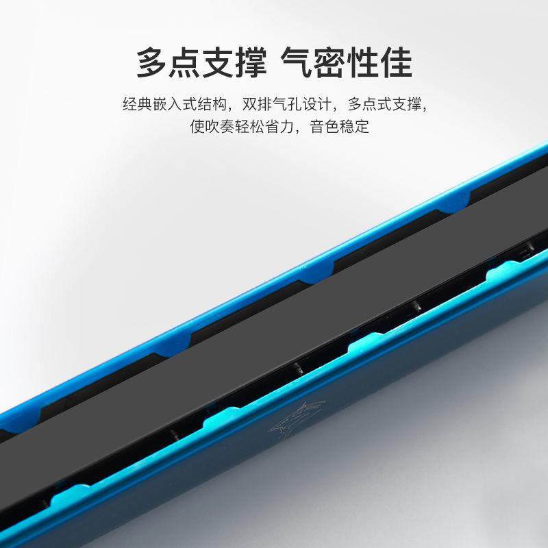 口琴24孔复音口琴儿童初学者学生男士C调专业演奏乐器,淘宝优惠券,粉丝福利购,淘宝优惠卷