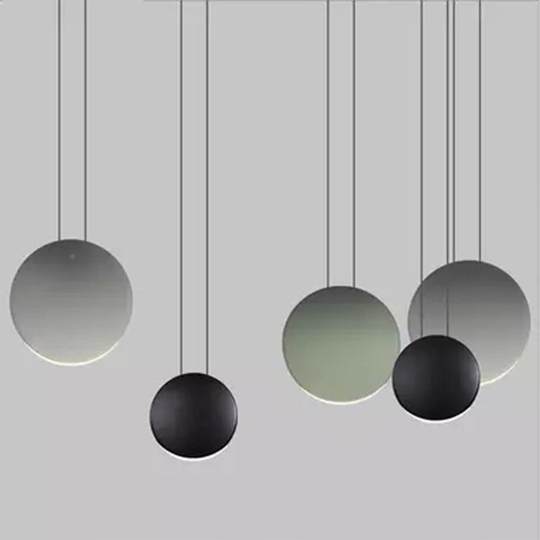 北后现代头个性创欧意简约三圆形吊灯客厅吧D1530台床头单头小餐