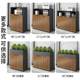 Internet celebrity file cabinet office file information cabinet storage cabinet storage bookcase flower tank cabinet wooden partition